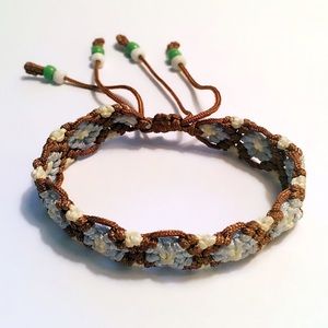 Handmade woven bangle