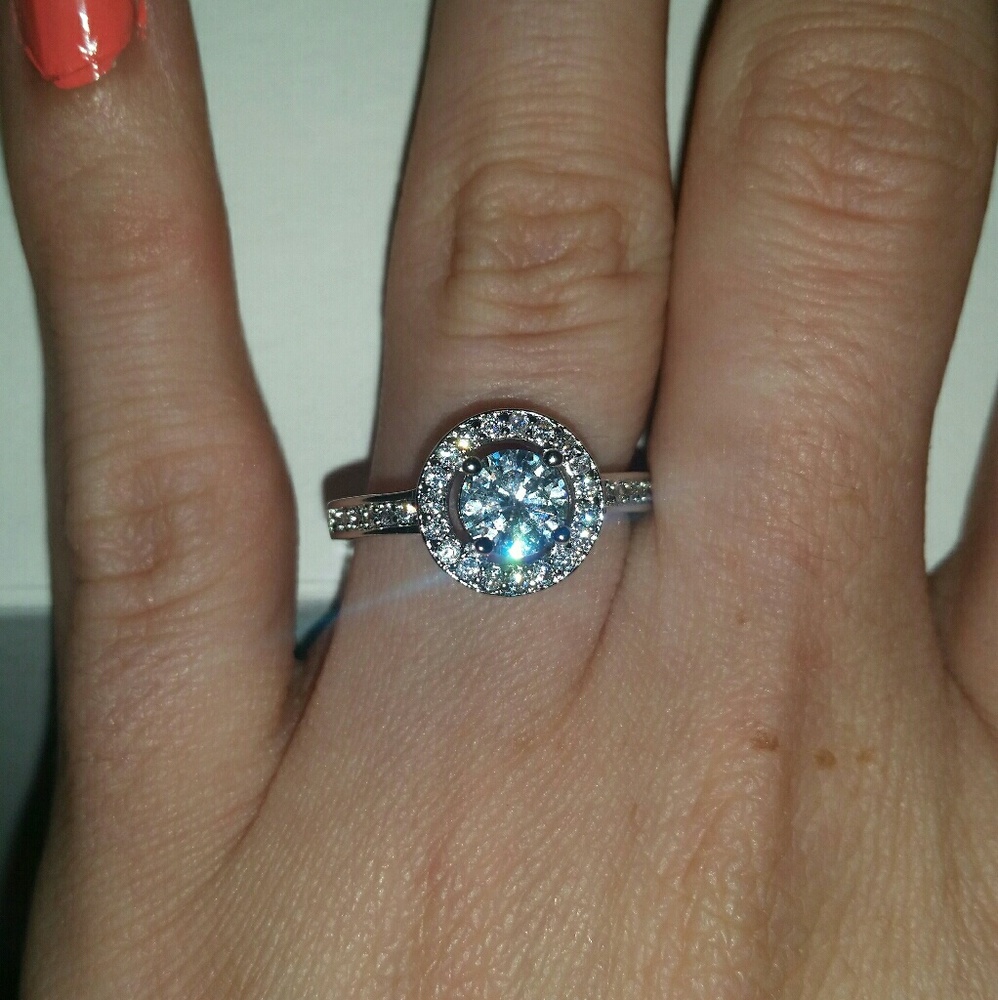 🆕Bella💍NWT, 1ct CZ, S925, Engagement Ring, Sz 7