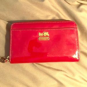 Coach Patent Leather Wristlet