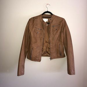 Faux Leather Jacket