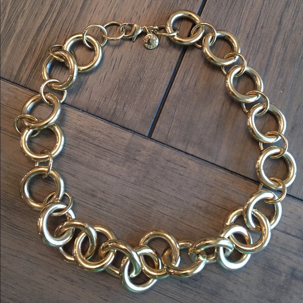 J. Crew Gold Chain Link Necklace