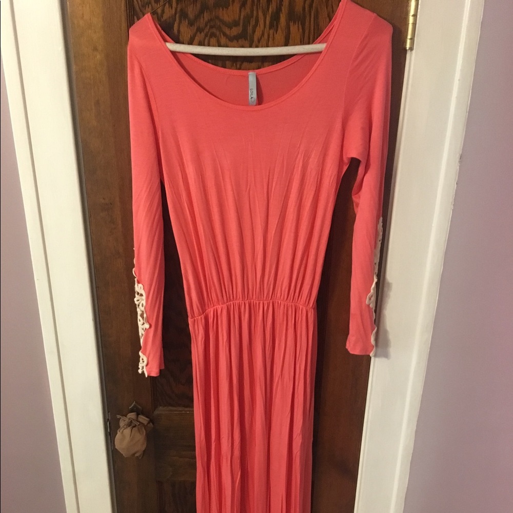 Long Sleeve Boho Maxi Dress