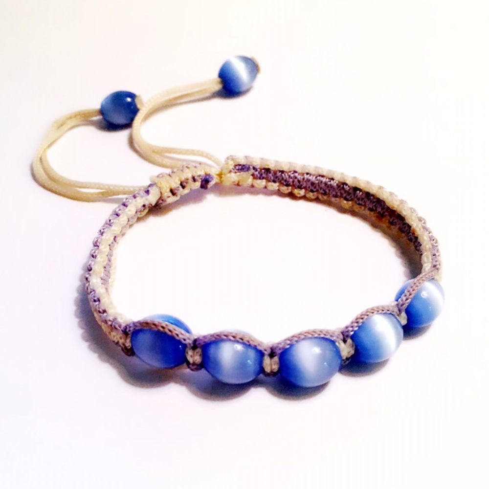Handmade woven bangle