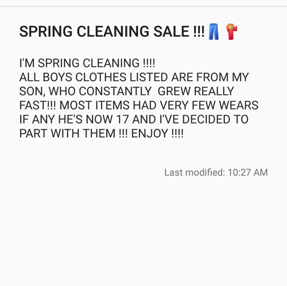 SPRING CLEANING SALE !!!!! - Picture 1 of 1