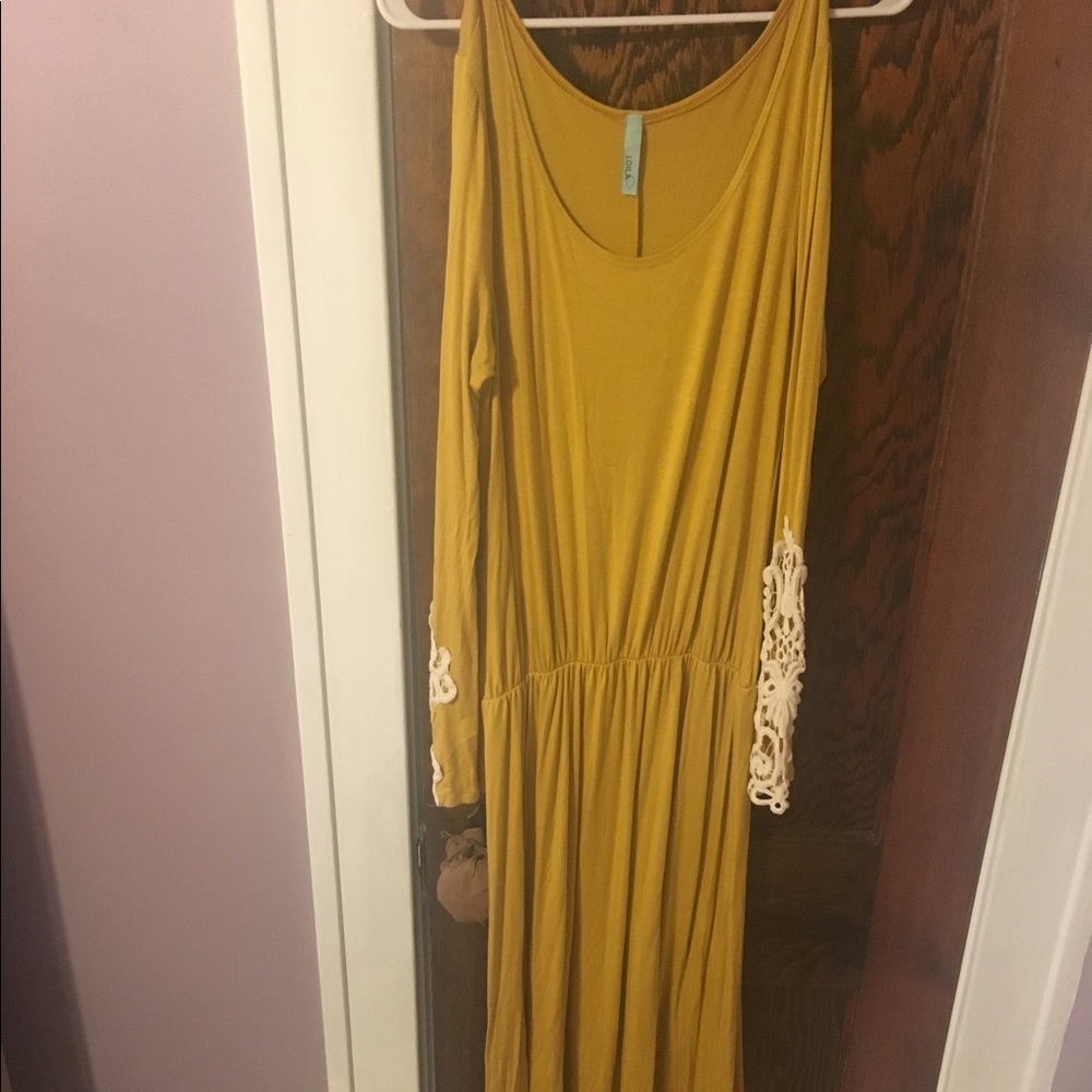 Long Sleeve Boho Maxi Dress