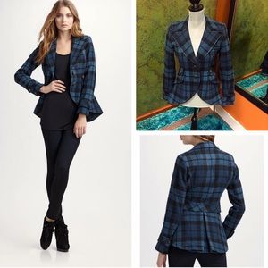 Smythe Hunting Jacket in blue plaid
