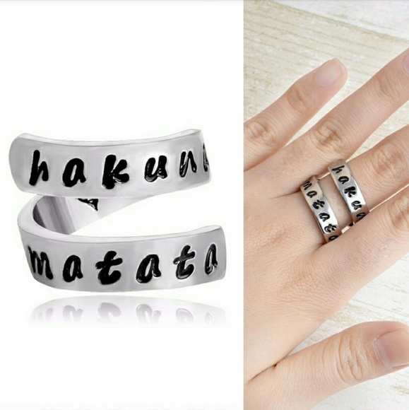 Jewelry - Disney Hakuna Matata Wrap Silver Ring