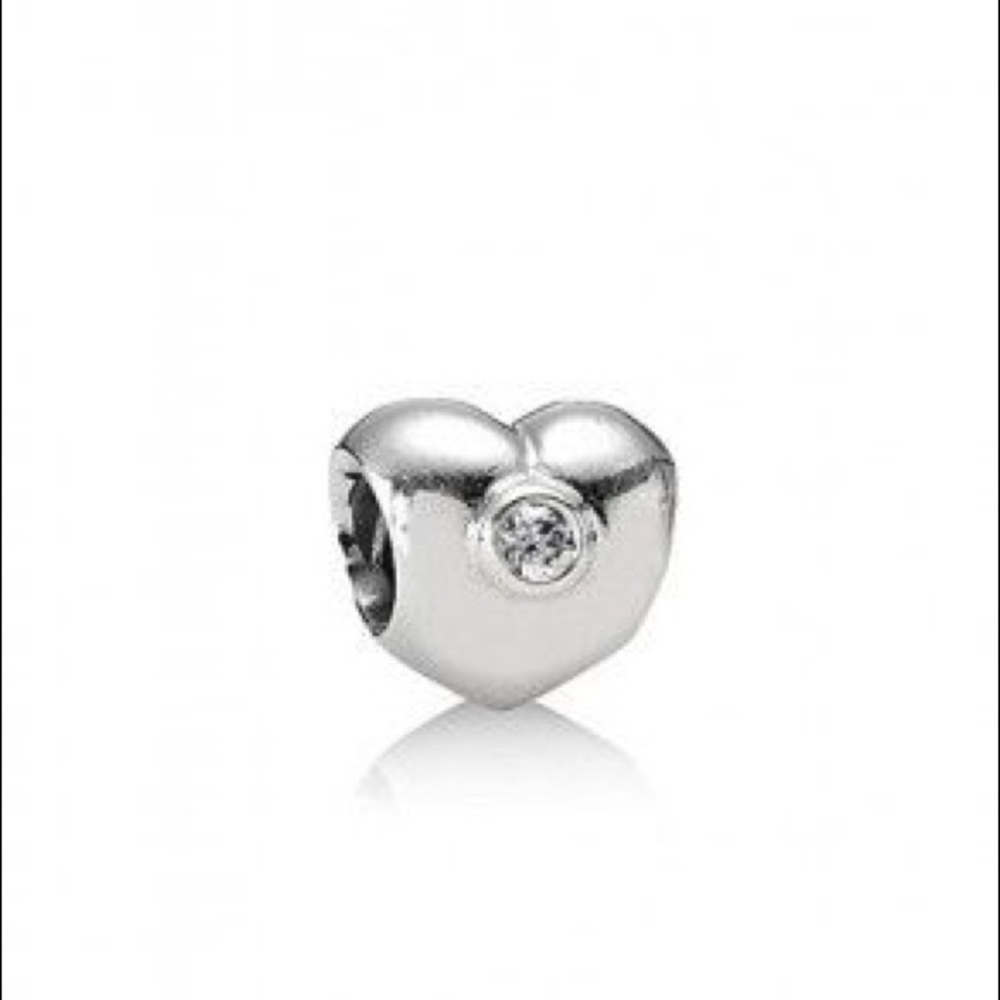 Authentic Silver Heart Pandora Charm