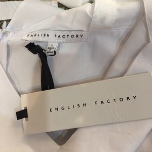 English Factory Dresses - English Factory Woven White Dress English Factory Dresses - English Factory Woven White Dress