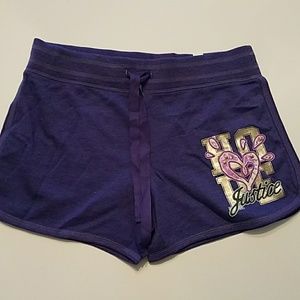 Purple Justice shorts
