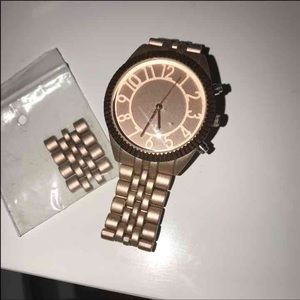 Rose gold watch