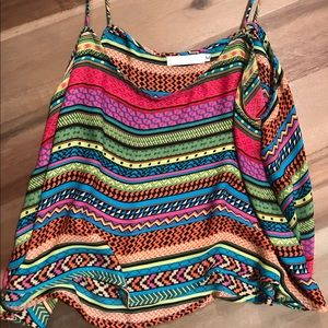 Colorful LF silk tank