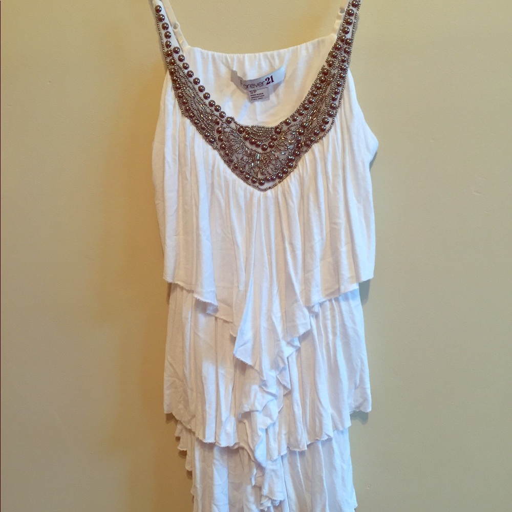 Beaded Layered Tank Top