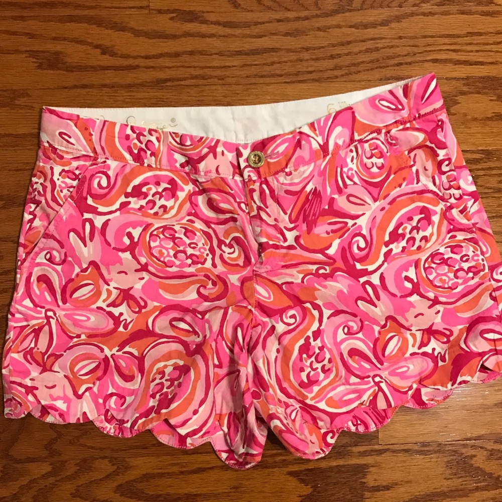 Lilly Pulitzer Mango Salsa Buttercup Shorts
