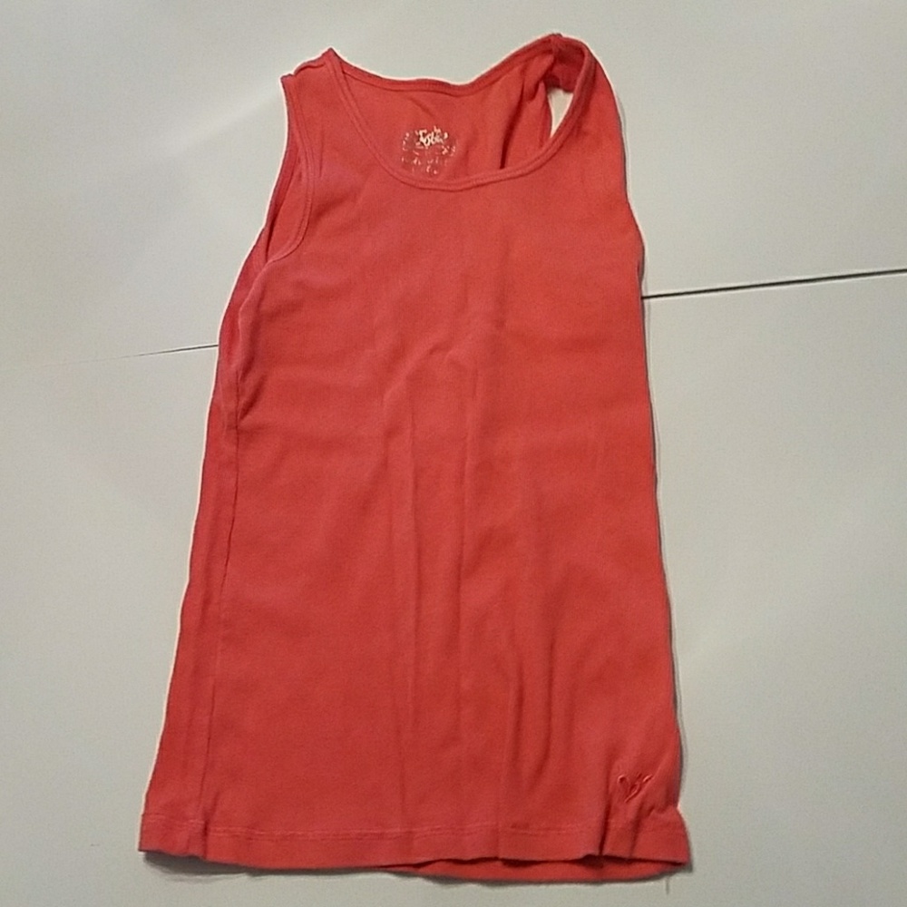 Coral justice tank top