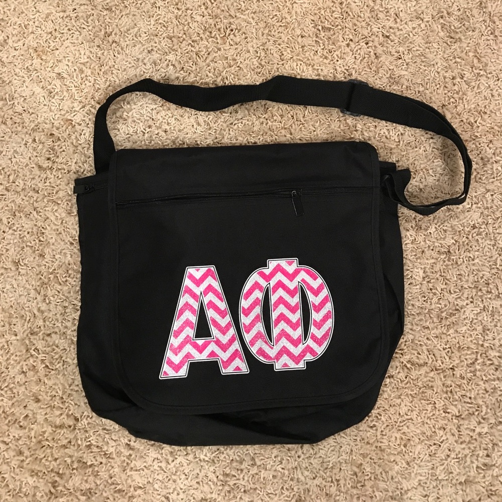 Alpha phi messenger bag brand new