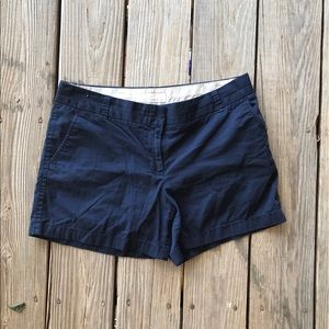 Navy Blue J Crew Chino shorts