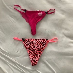 Victoria's Secret pink v string