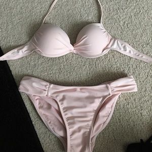 Baby pink bikini