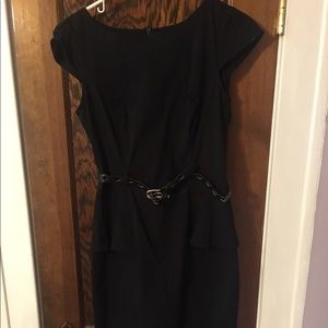 Fitted dress with Peplum NWT