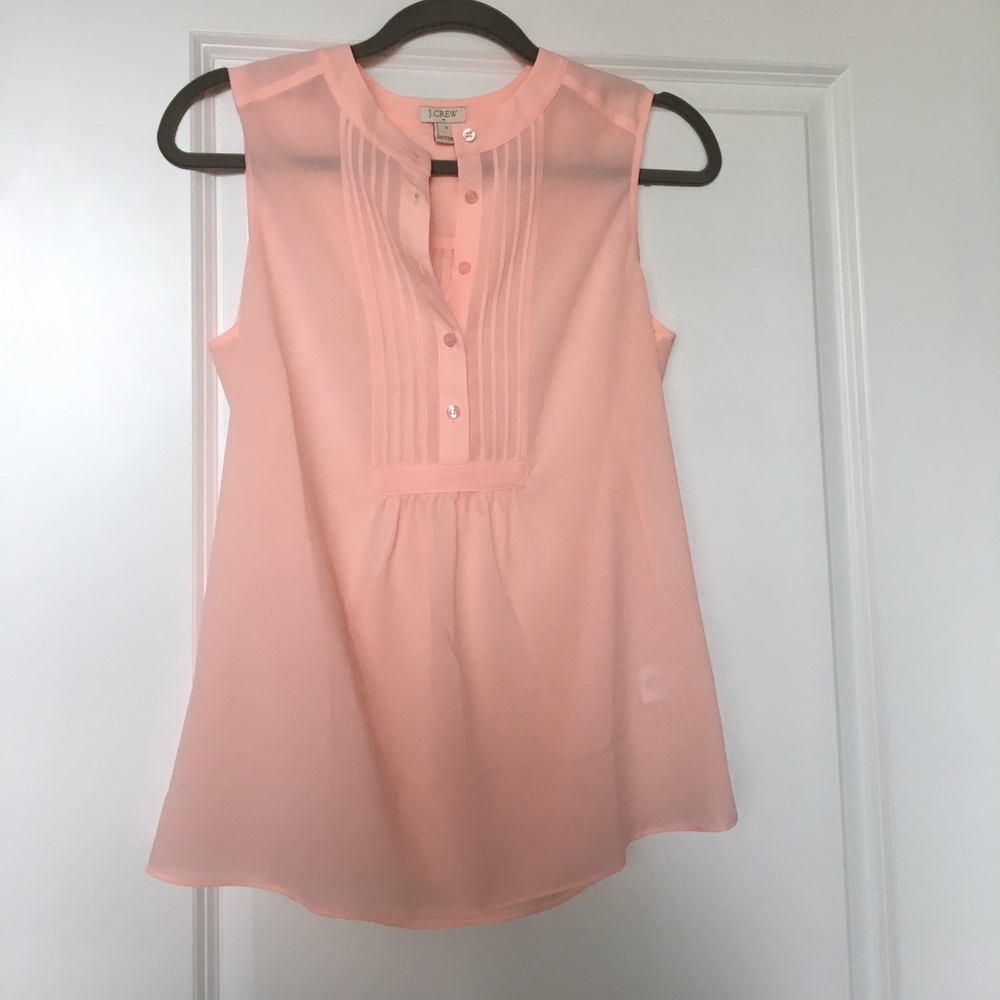 Peach JCrew blouse
