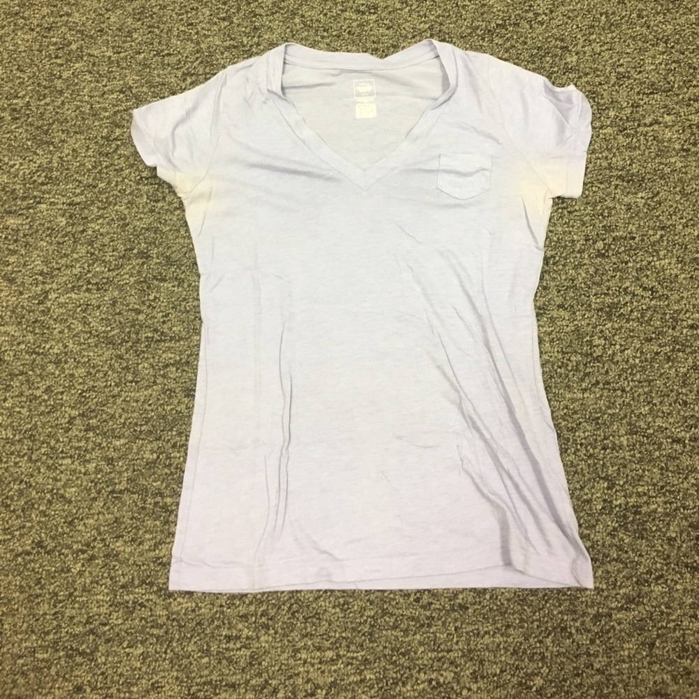 Purple v neck