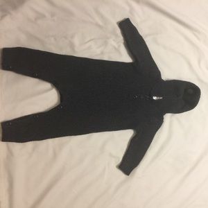 Sweater one piece suit