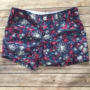Lilly Pulitzer Sparks Fly Callahan Shorts Size 8