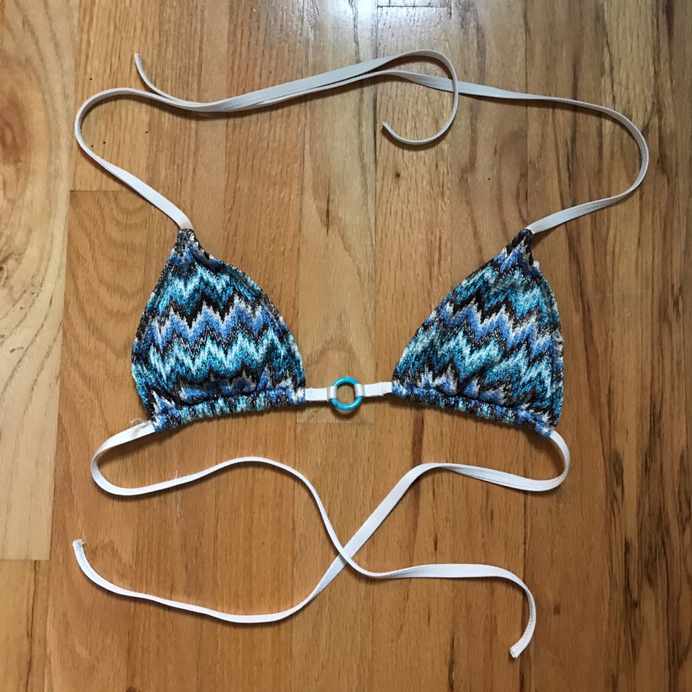 Patterned Letarte bikini top!