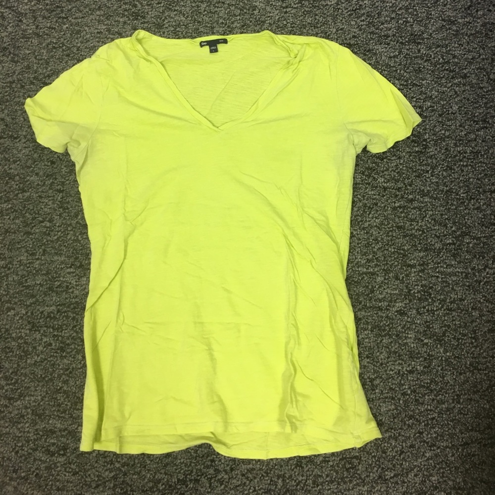 Short sleeve V neck