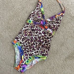 Fürstenberg Leopard Print Bathing Suit S