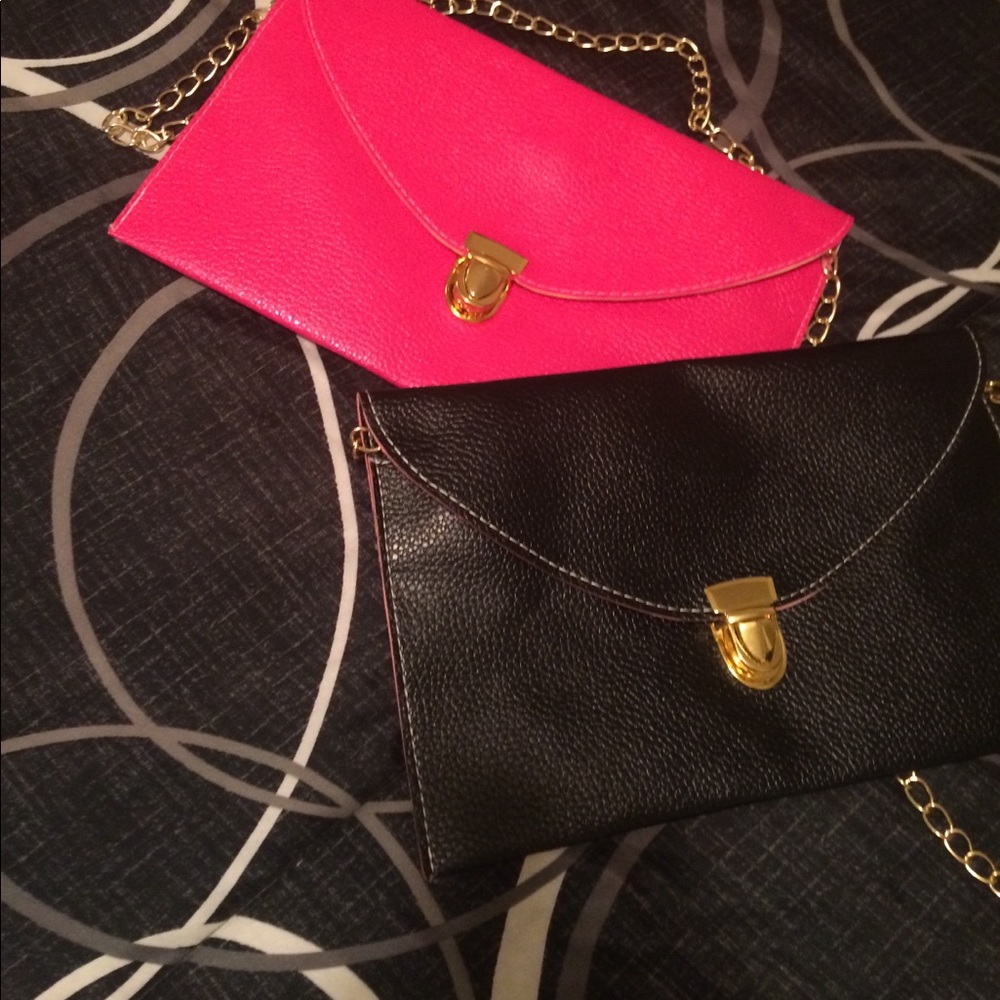 2 clutch bags