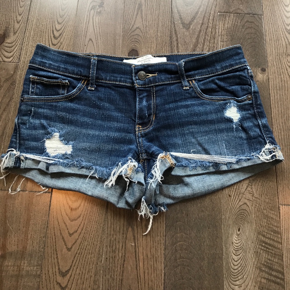 Distressed Jean Shorts