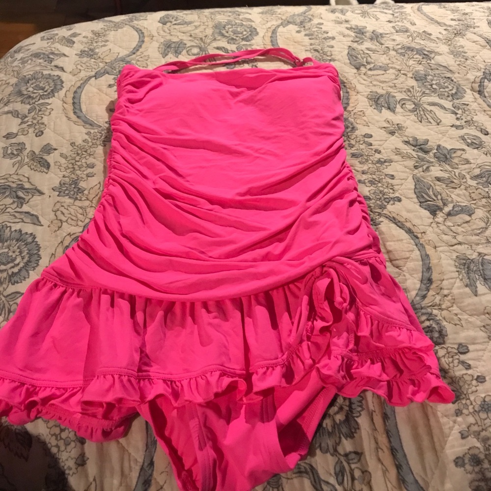 Hot pink swimwear
