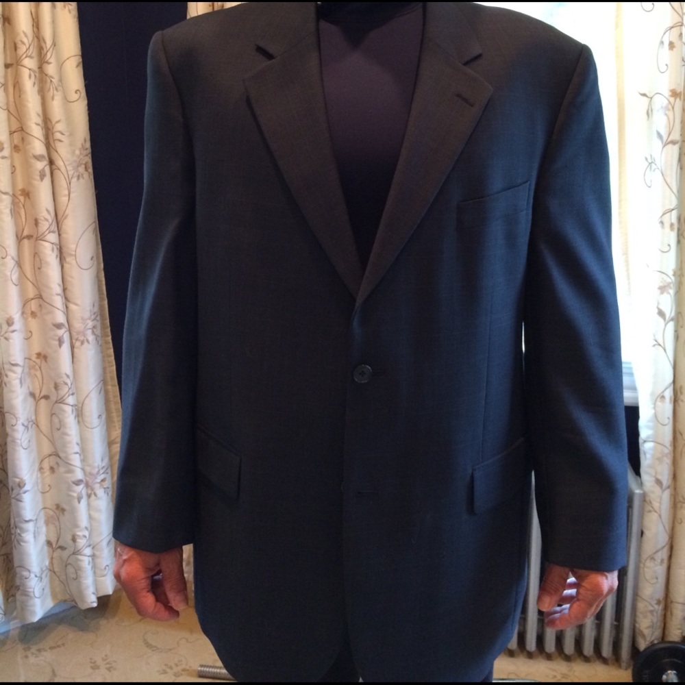 Men's Paul Dione Suit 46R dark blue