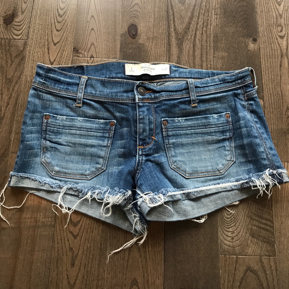 Distressed Jean Shorts