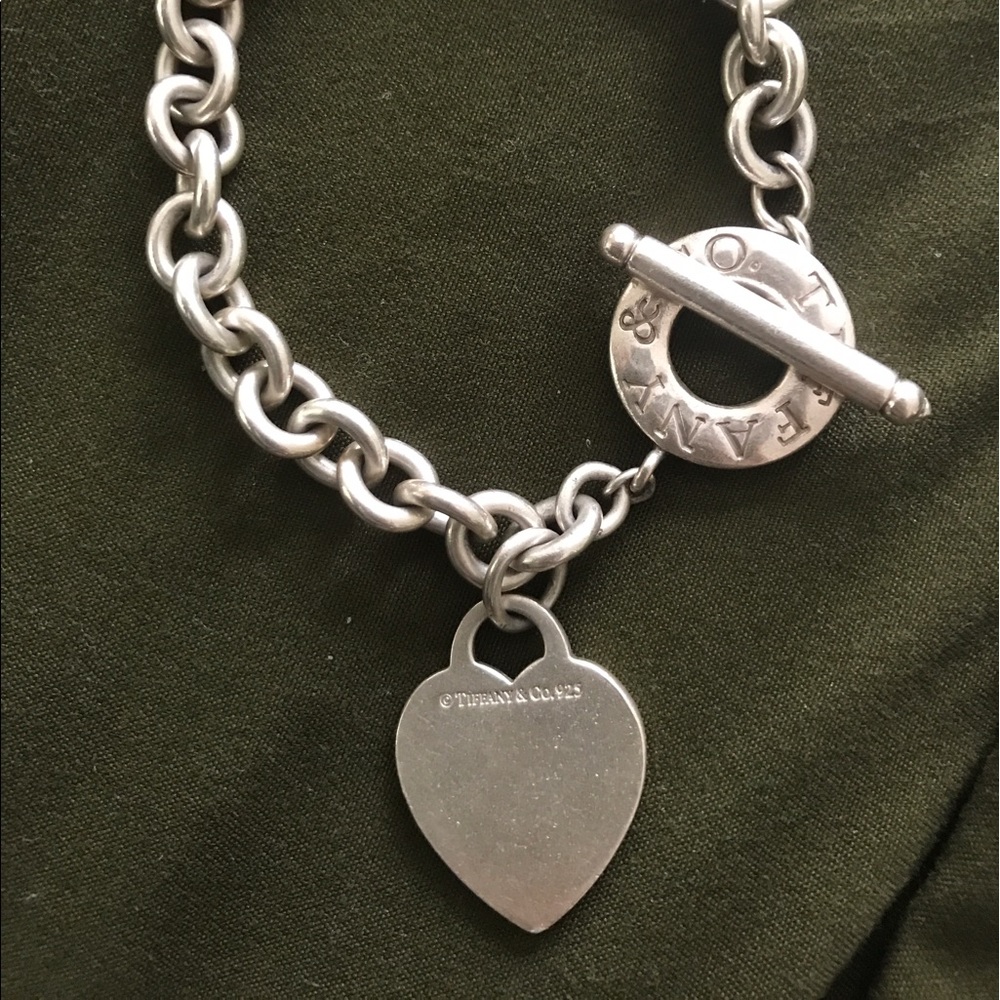 Classic Tiffany and Co. heart toggle bracelet
