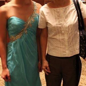 Full length prom dress