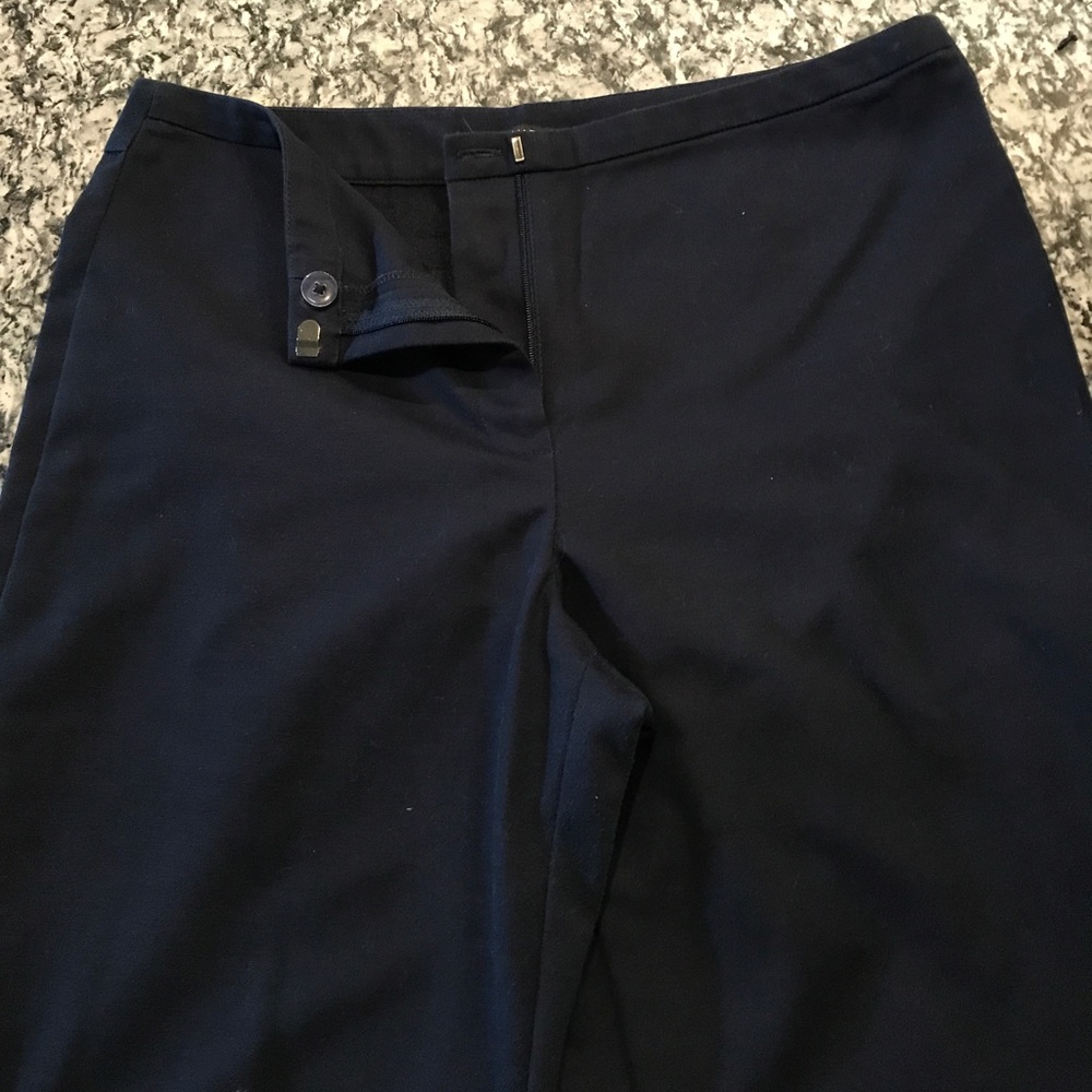 Tahari navy pants