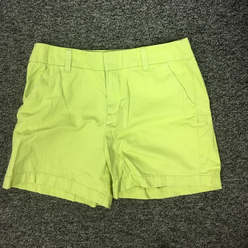 Lime jean shorts