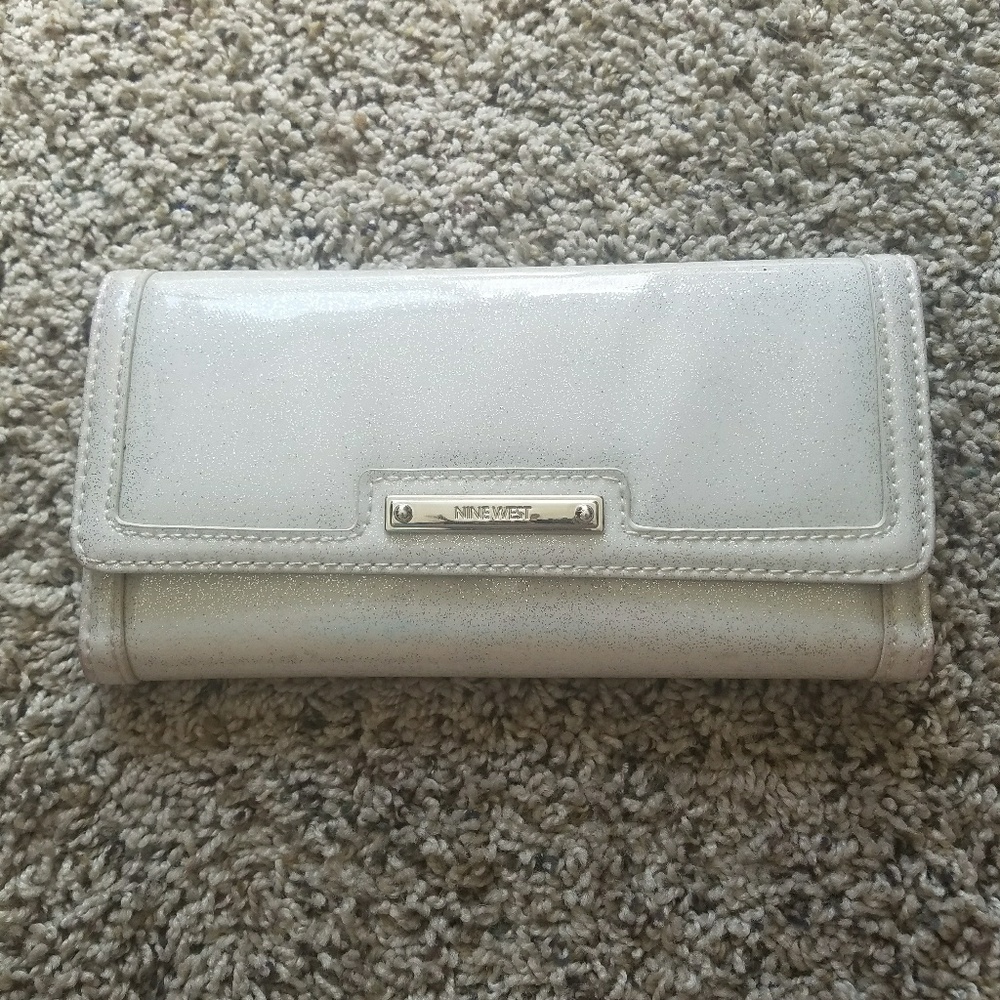 Nine West glitter wallet