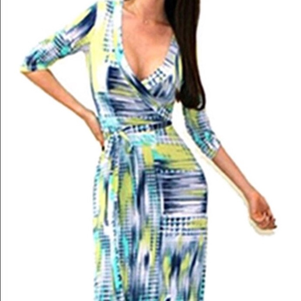 Multicolored maxi dress