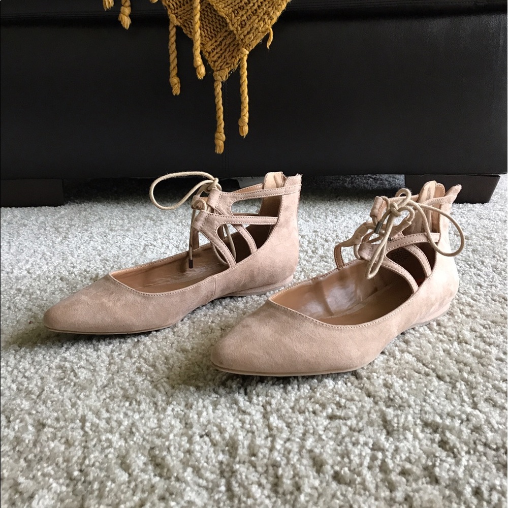 Nine West Lace Up Flats