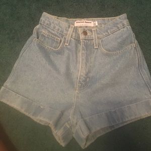 American Apparel High Waist Shorts