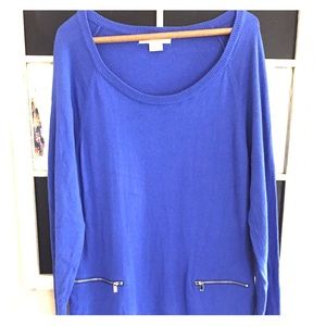 Blue Michael Kors sweater dress