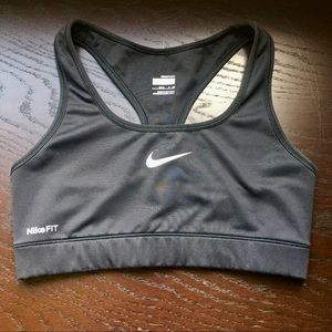 Black Nike Dry Fit Sports Bra Size Small