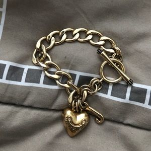Juicy Couture Banner Heart Starter Bracelet