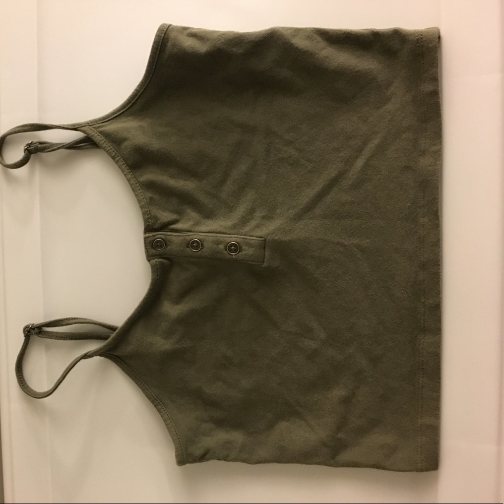 Olive crop top