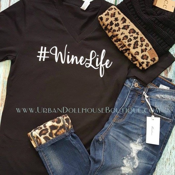 S-XL #WineLife tees - Picture 3 of 3