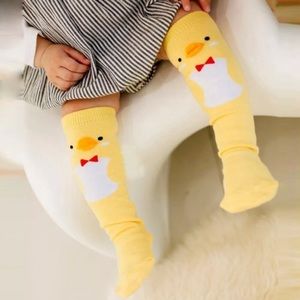 Duck knee high socks